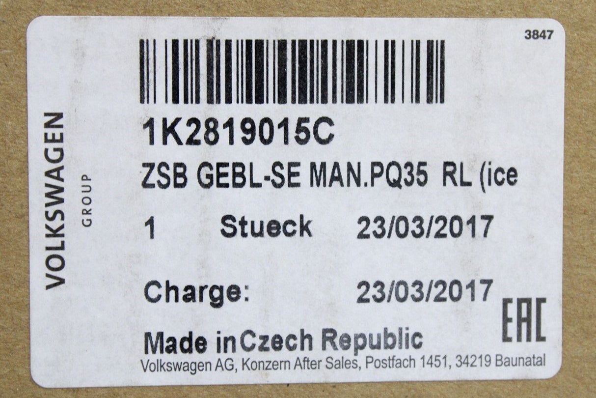 VW Audi Skoda SEAT heater blower motor fan (RHD) 1K2819015C