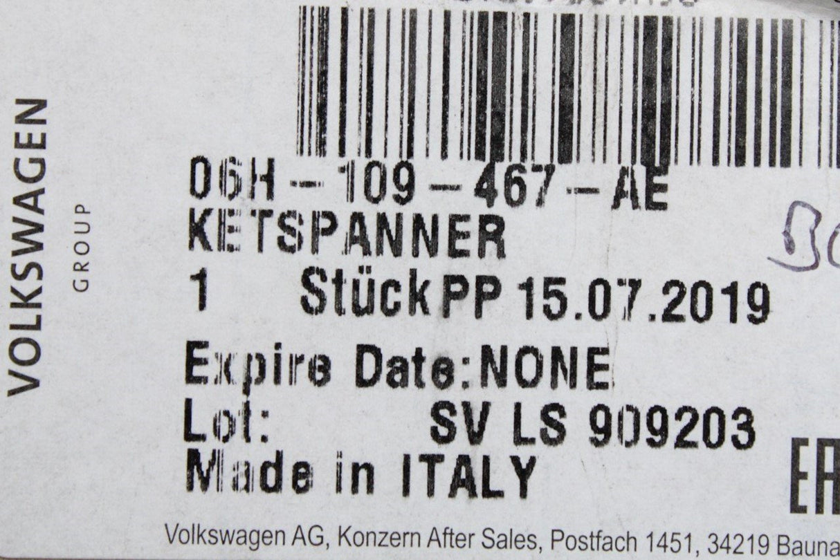 VW Audi Skoda SEAT 1.8 2.0 TSI TFSI timing chain tensioner 06H109467AE