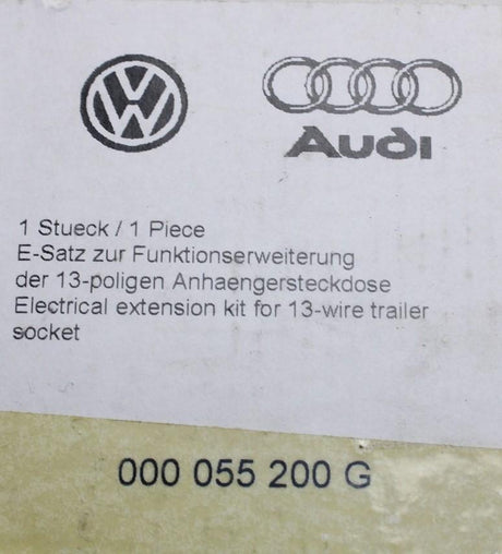 VW Audi Skoda SEAT 13-wire trailer socket extension kit 000055200G