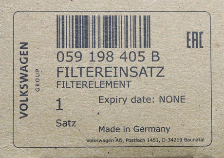 Audi A4 A5 A6 A7 Q5 Q7 Q8 VW Amarok 3.0 V6 TDI oil filter 059198405B