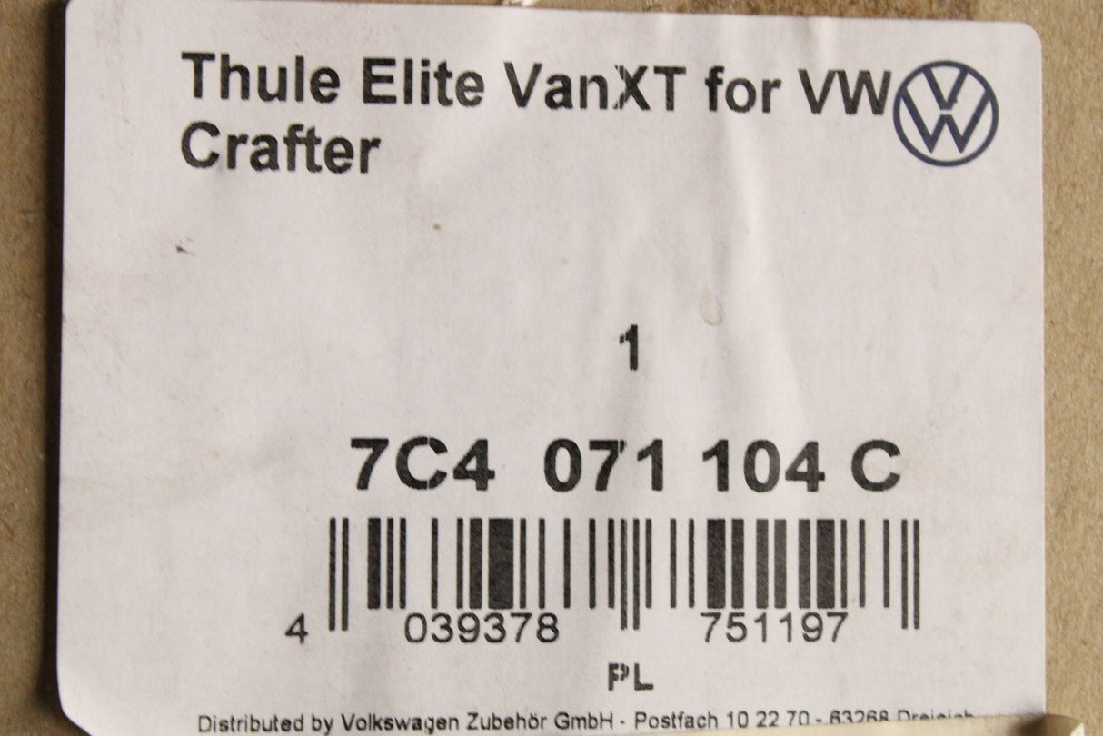 VW Grand California 2020-on wing door bicycle carrier (rear) 7C4071104C