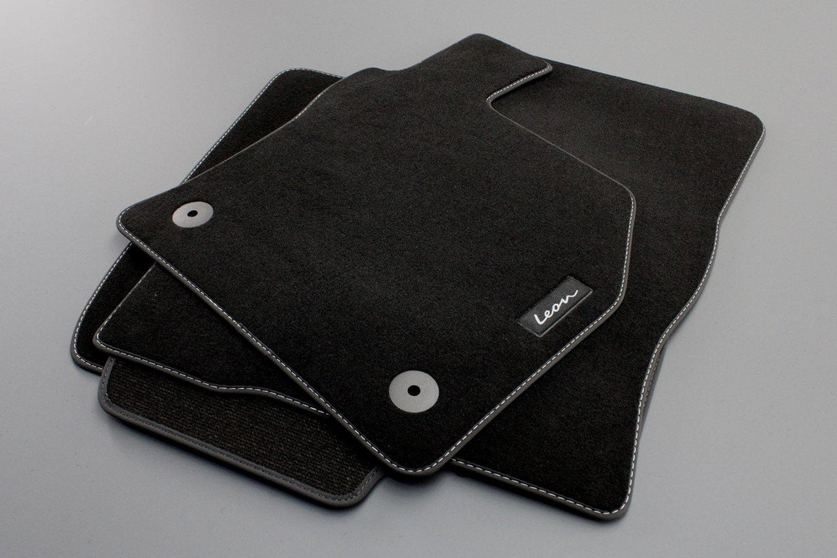 SEAT Leon 2020-on floor mat set black (x4) 5FC863011 LOE