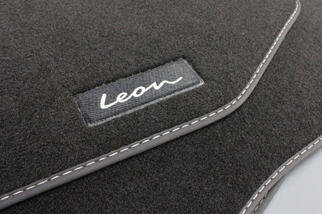 SEAT Leon 2020-on floor mat set black (x4) 5FC863011 LOE