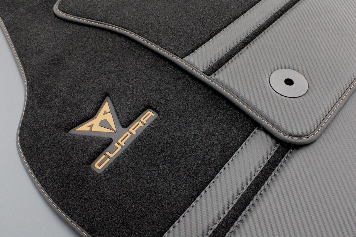 CUPRA Ateca 19-20 carbon effect floor mat set (x4) 577863011B LOE