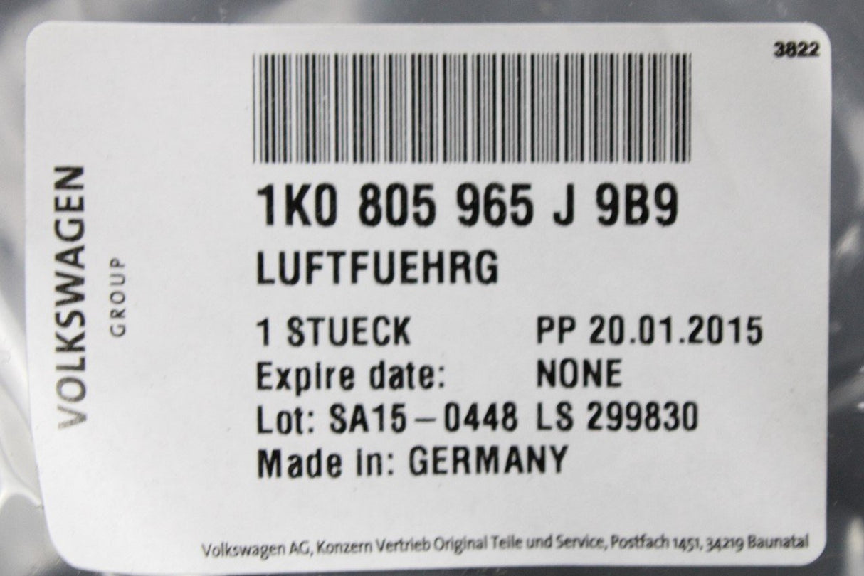 VW Golf Audi A3 Skoda SEAT Leon 2004-on intake air duct 1K0805965J 9B9