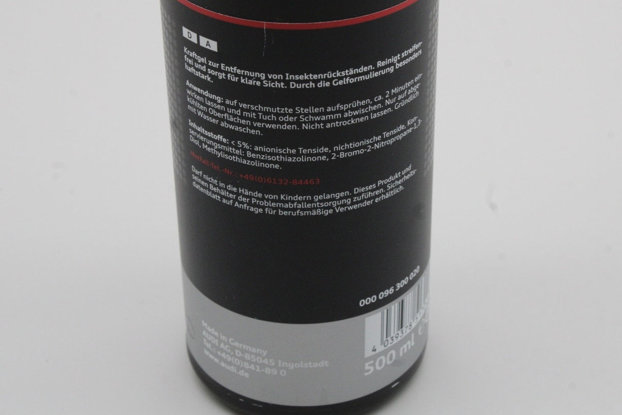 Audi insect bug remover cleaner spray 500ml 000096300020
