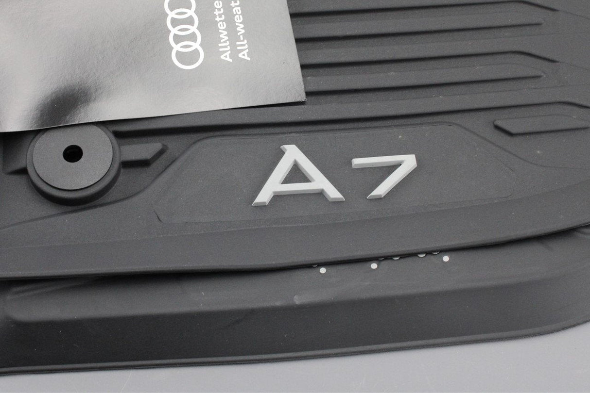 Audi A7 2019-on RHD front rubber floor mats set 4K8061501A 041