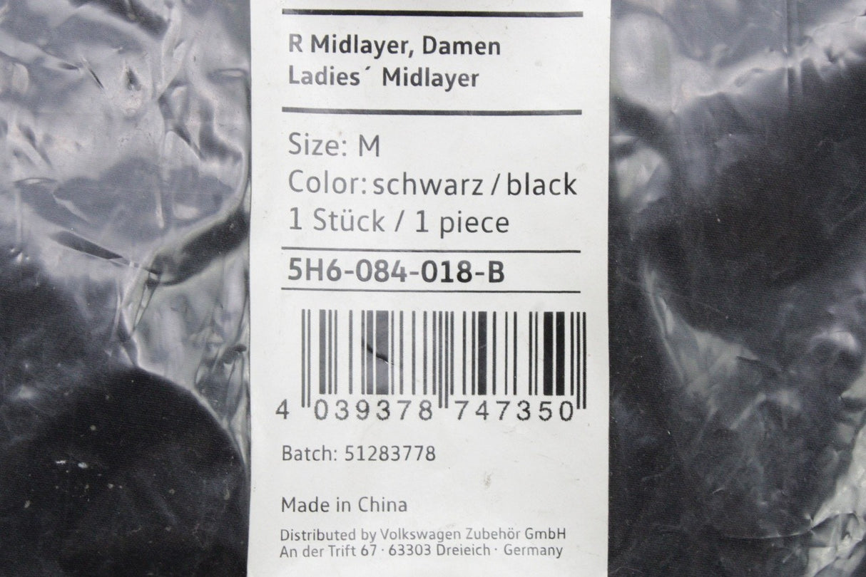 VW R women's softshell jacket in black (M) 5H6084018B