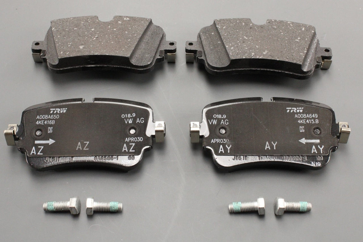 Audi e-tron 2019-on brake pads for 350mmx28mm (rear) 4KE698451A