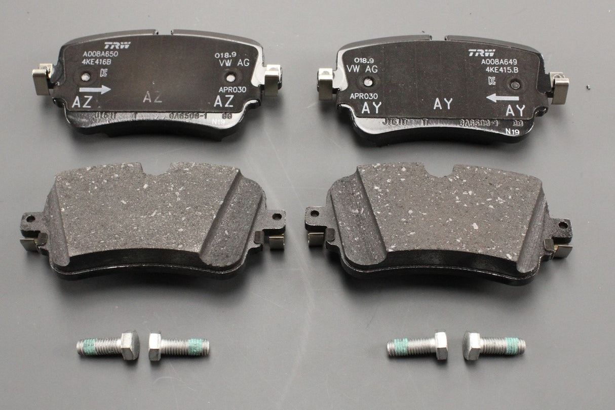 Audi e-tron 2019-on brake pads for 350mmx28mm (rear) 4KE698451A