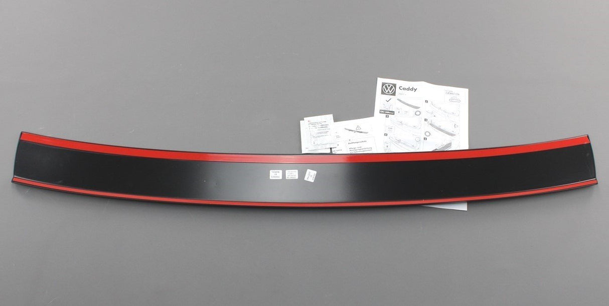 VW Caddy 2020-On rear bumper protector black (tailgate) ZGBSBA071 206