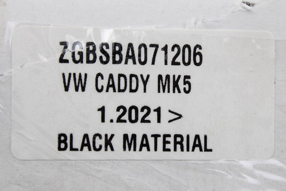 VW Caddy 2020-On rear bumper protector black (tailgate) ZGBSBA071 206