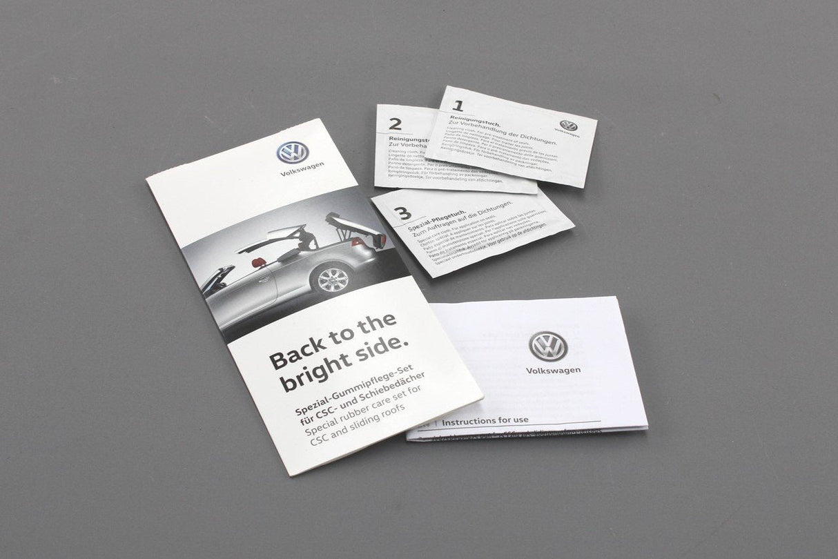 VW special rubber care set for rubber seals and sliding roofs 000096331