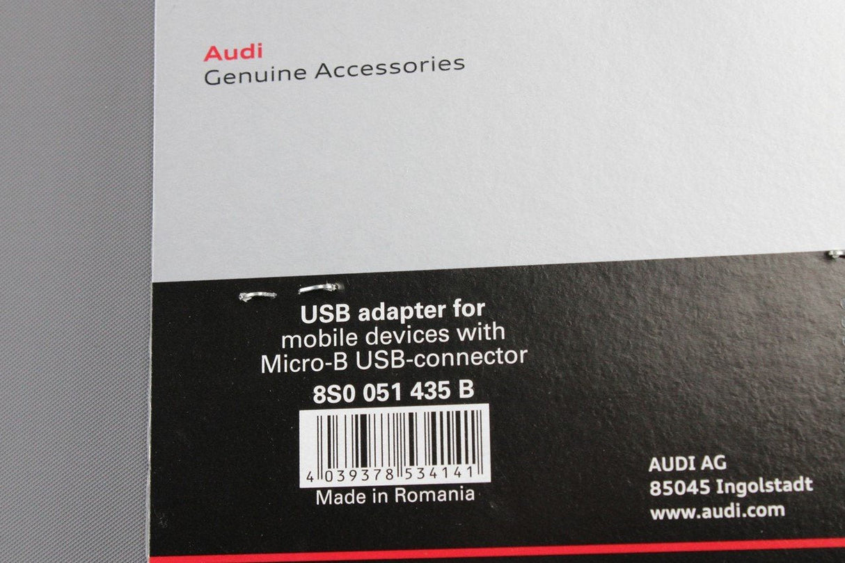 Audi USB to Mirco USB connector cable lead 8S0051435B