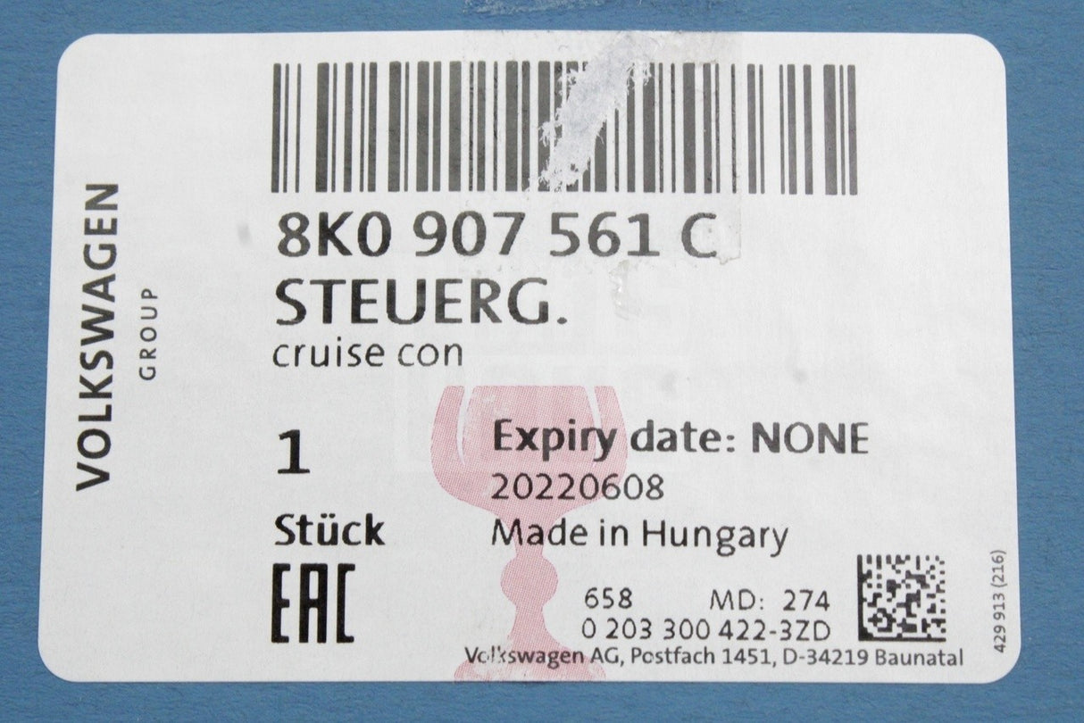 Audi A4 S4 RS4 A5 S5 RS5 front ACC radar sensor 8K0907561C