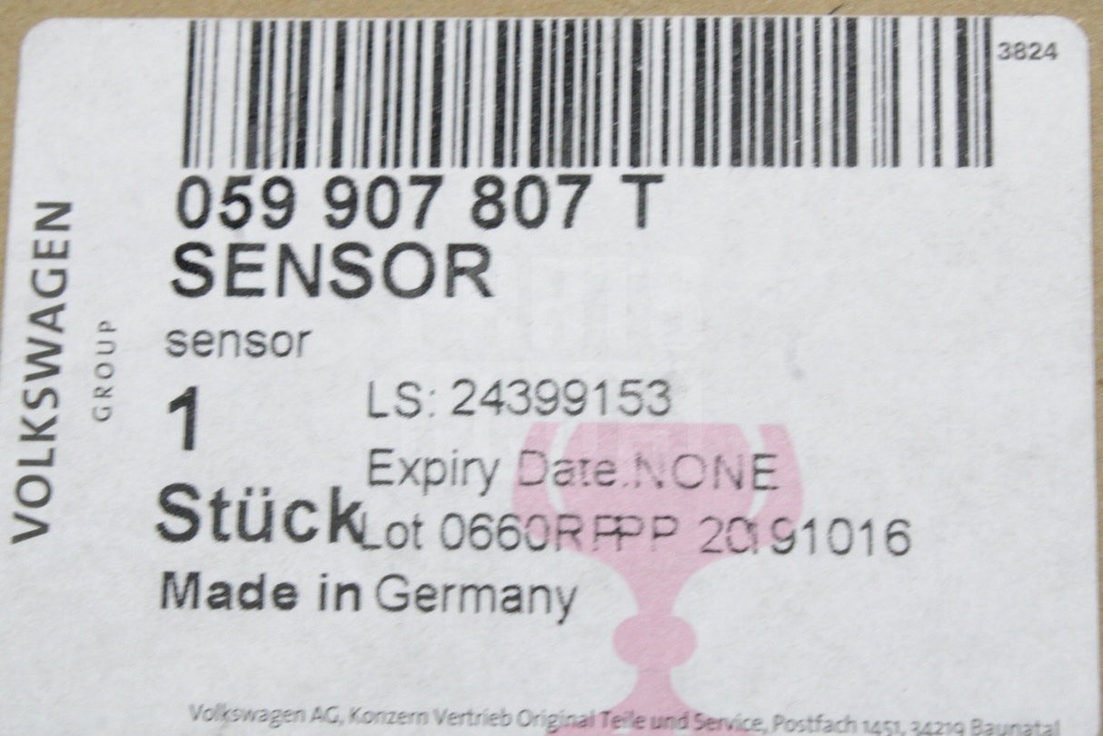 Audi Q7 2007-2015 3.0 TDI NOx sensor with control unit 059907807T