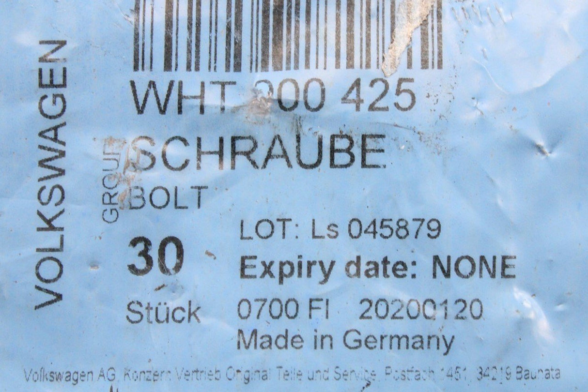 VW Audi Skoda SEAT bonnet catch torx bolt M6x62 (x1) WHT000425