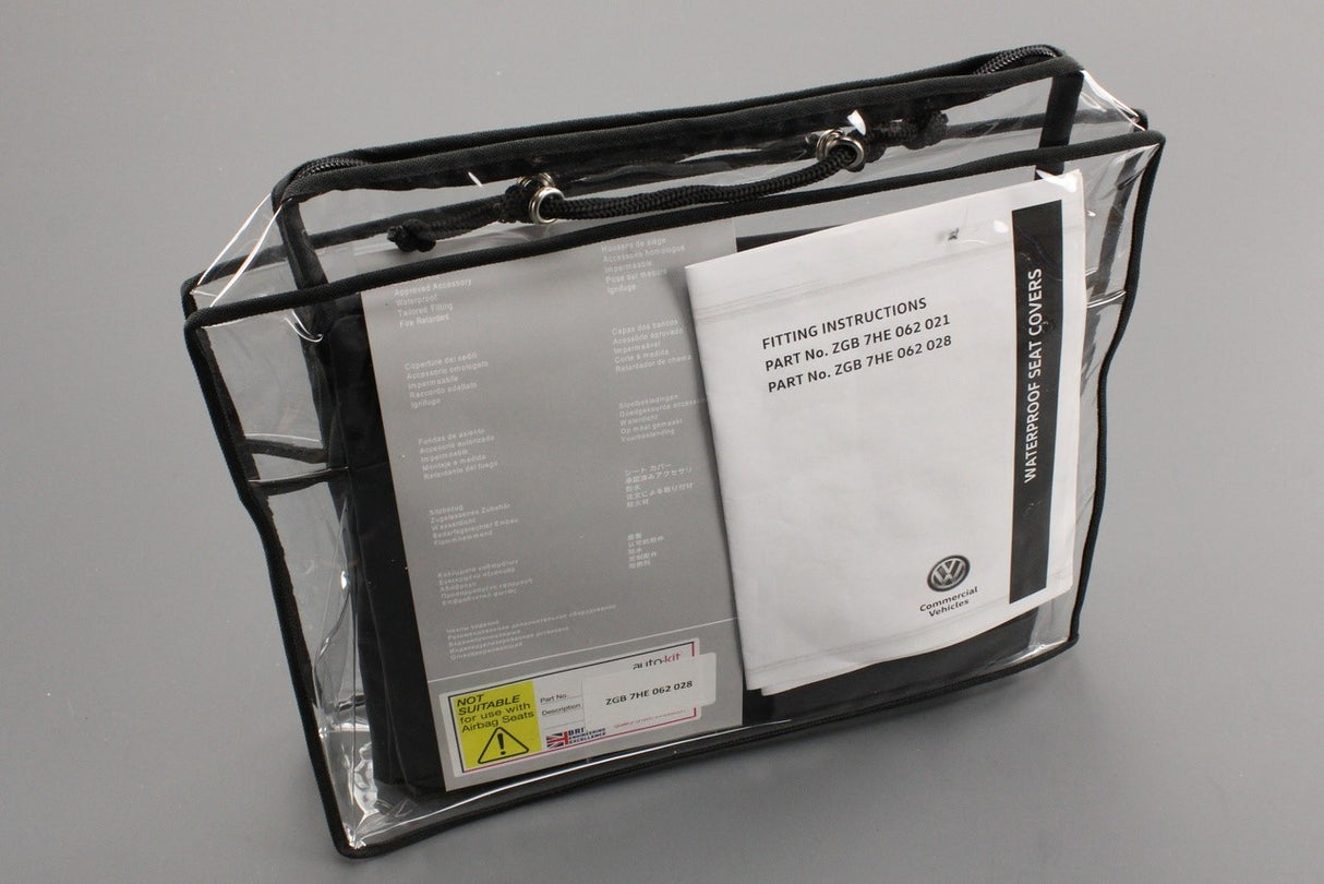 VW Transporter T6 Kombi tip seat waterproof seat cover left ZGB7HE062028