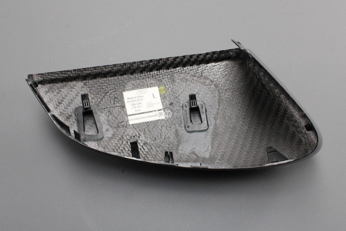 Audi A3 2020-on carbon fibre mirror cap (left) 8Y2072531 3Q0