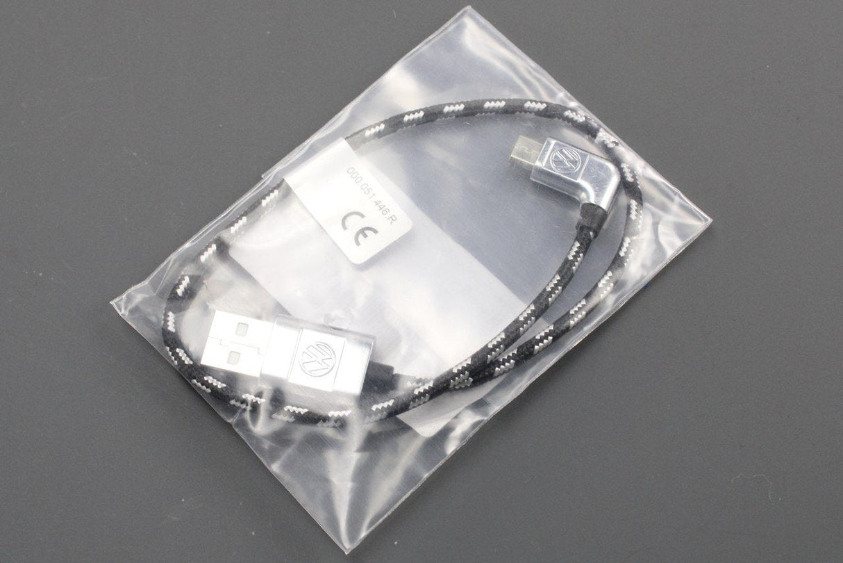VW Volkswagen USB A to Micro USB cable 30cm 000051446AN