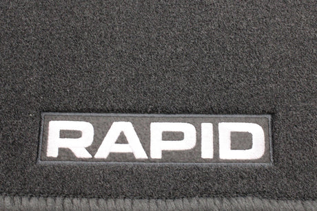 Skoda Rapid 2013-on textile floor mats set 5JC061404E