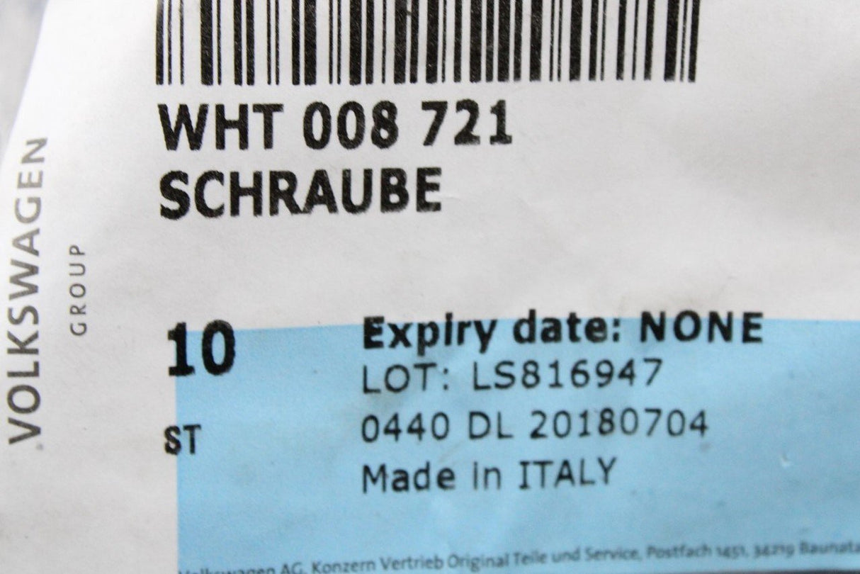 VW Audi Skoda SEAT hex head bolt for TDI oil pump (x1) WHT008721