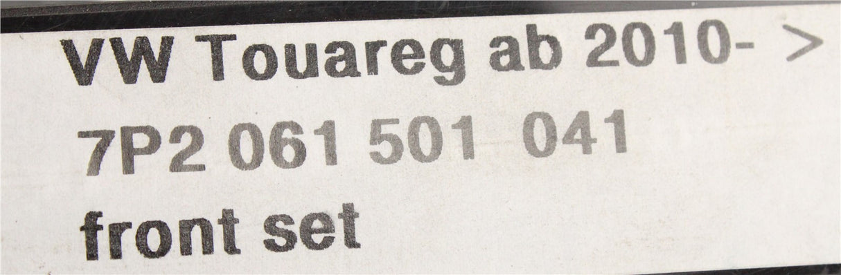 VW Touareg 2011-2017 all weather floor mats (front) 7P2061501 041