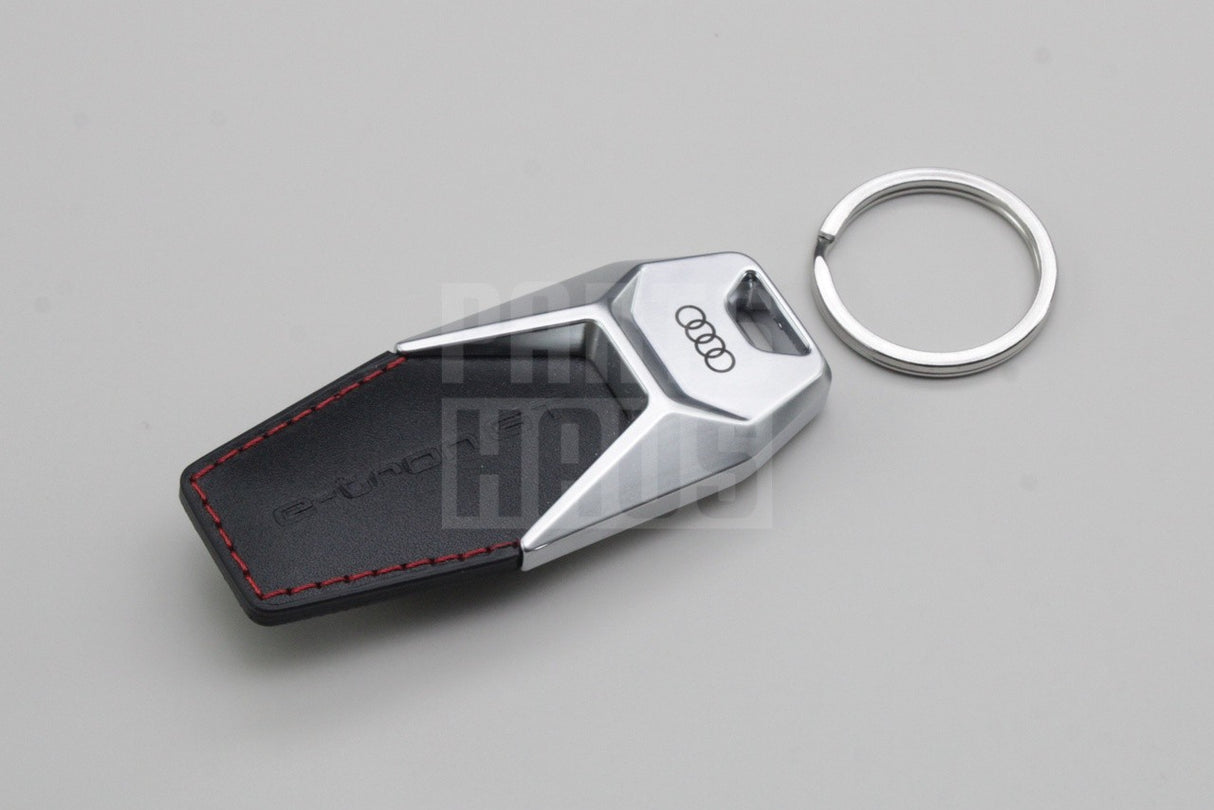 Genuine Audi e-Tron GT accessory leather key ring 3182100300
