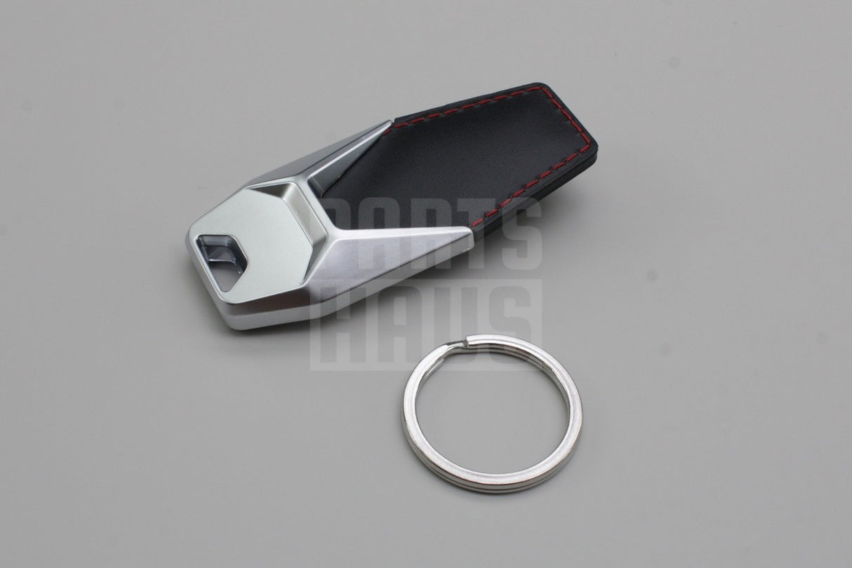 Genuine Audi e-Tron GT accessory leather key ring 3182100300