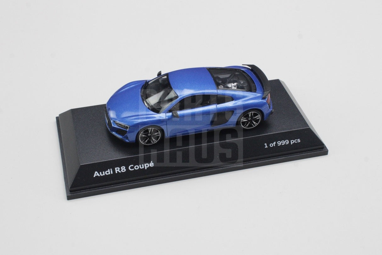 Audi R8 Coupe Ara Blue 1:43 scale model (1 of 999) 5012118431