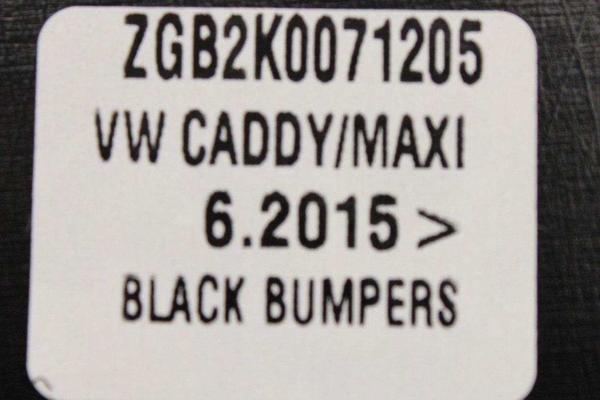VW Caddy 2016-20 rear bumper protector (black) ZGB2K0071205