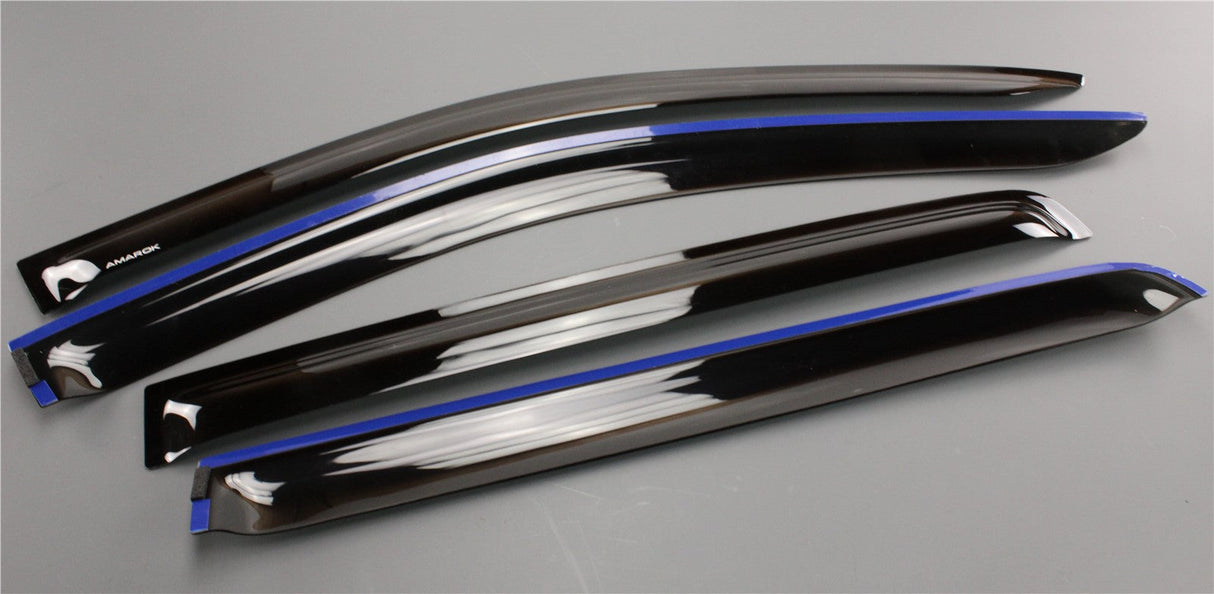 VW Amarok 23-on front & rear wind deflectors (dark smoke) ZGB2HJ071193