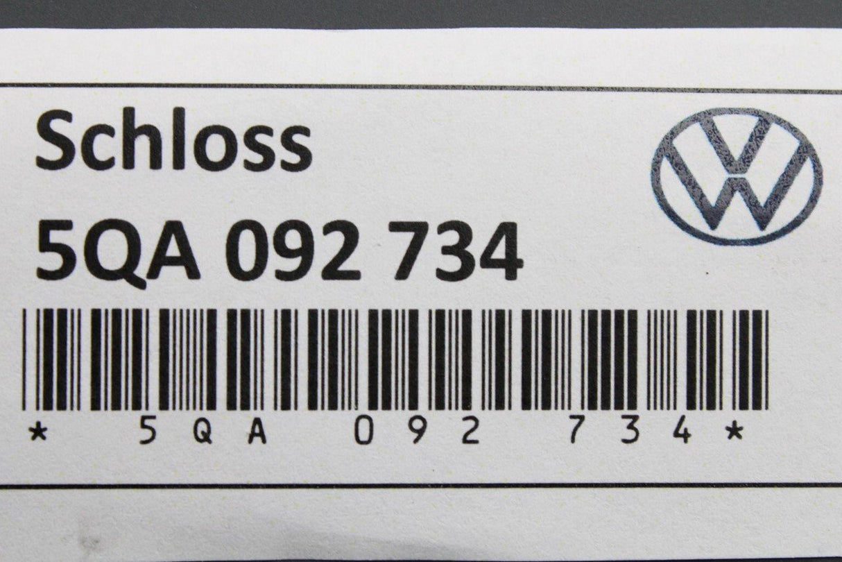VW Polo AW Touran T-Roc lock set for retrofitted tow hitch 5QA092734