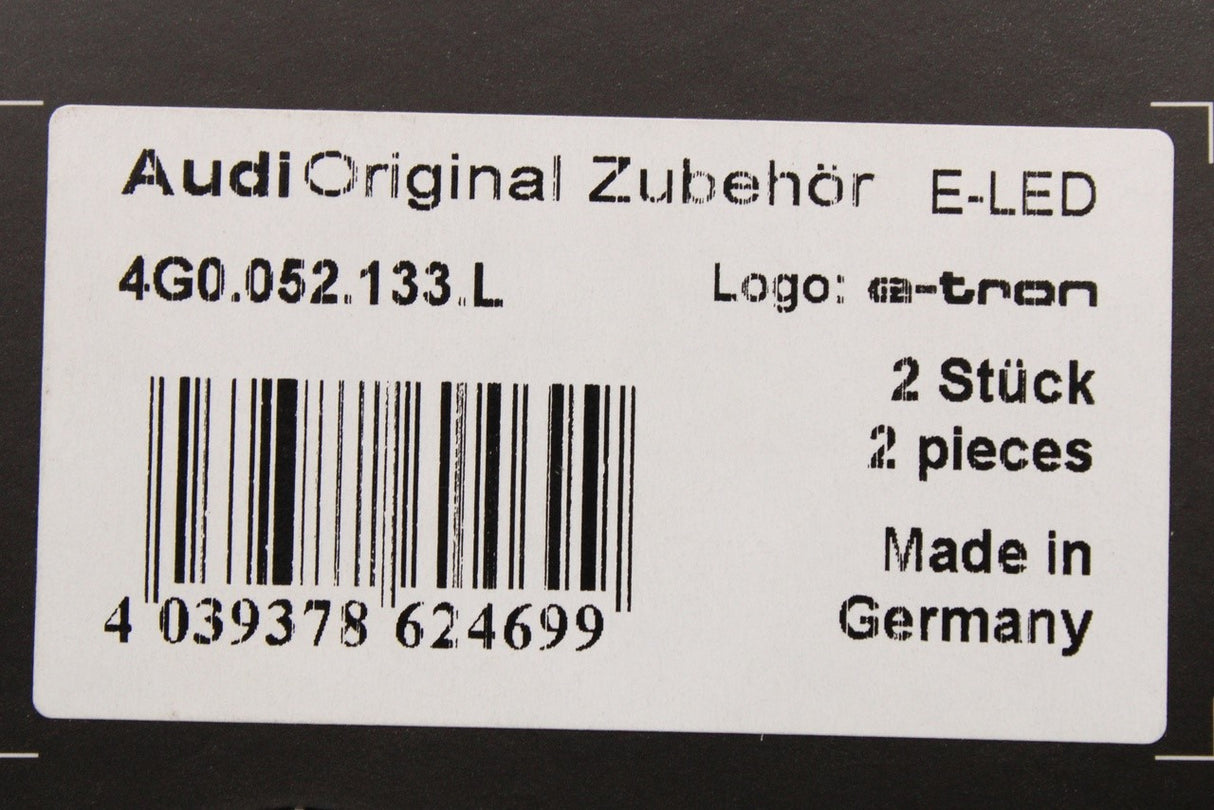 Audi e-tron logo LED projector door entry puddle lights 4G0052133L
