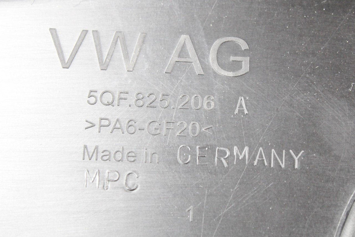 VW Tiguan Audi Q3 Skoda SEAT 16-on underbody trim (rear left) 5QF825206A