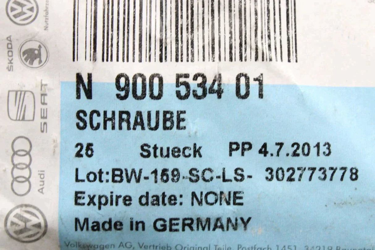 VW Audi Skoda SEAT T head screw M6x35 (x1) N90053401