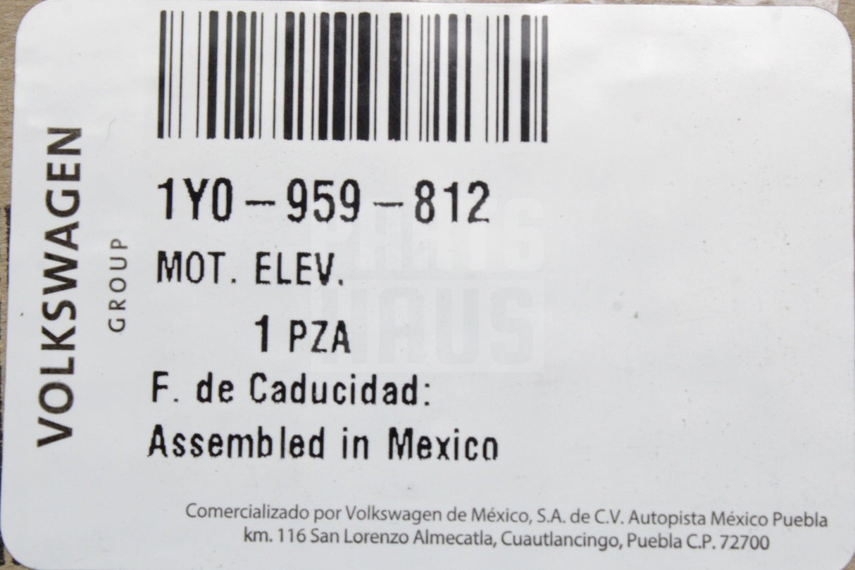 VW Beetle Cabriolet 2003-2010 window motor (rear right) 1Y0959812