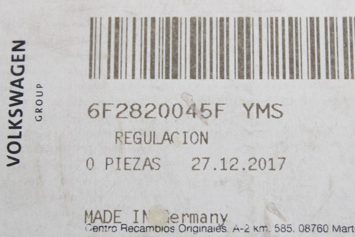 SEAT Arona Ibiza 2018-on A/C heater control unit 6F2820045F YMS