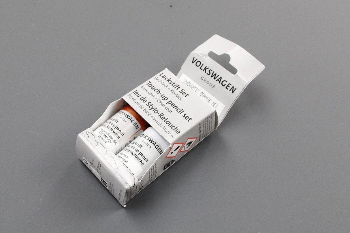 VW touch up paint set energetic orange (x2 9ML) LST0M2P2Y