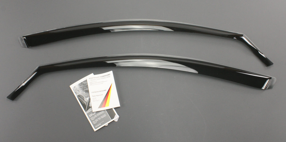 Skoda Superb 2008-2015 door wind deflectors (front) KCD809001