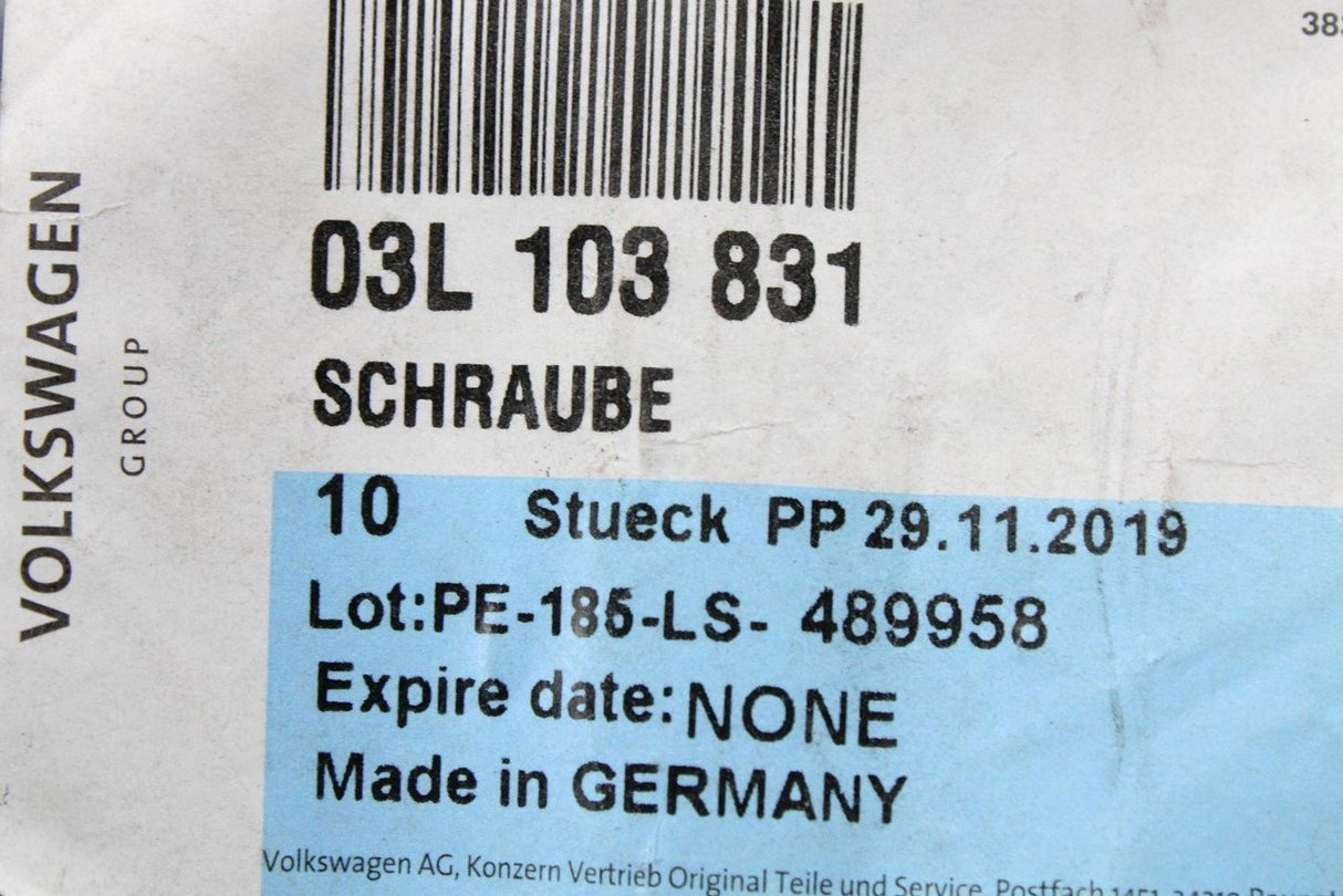 VW Audi Skoda SEAT cylinder rocker cover screw 2.0 TDI (x1) 03L103831