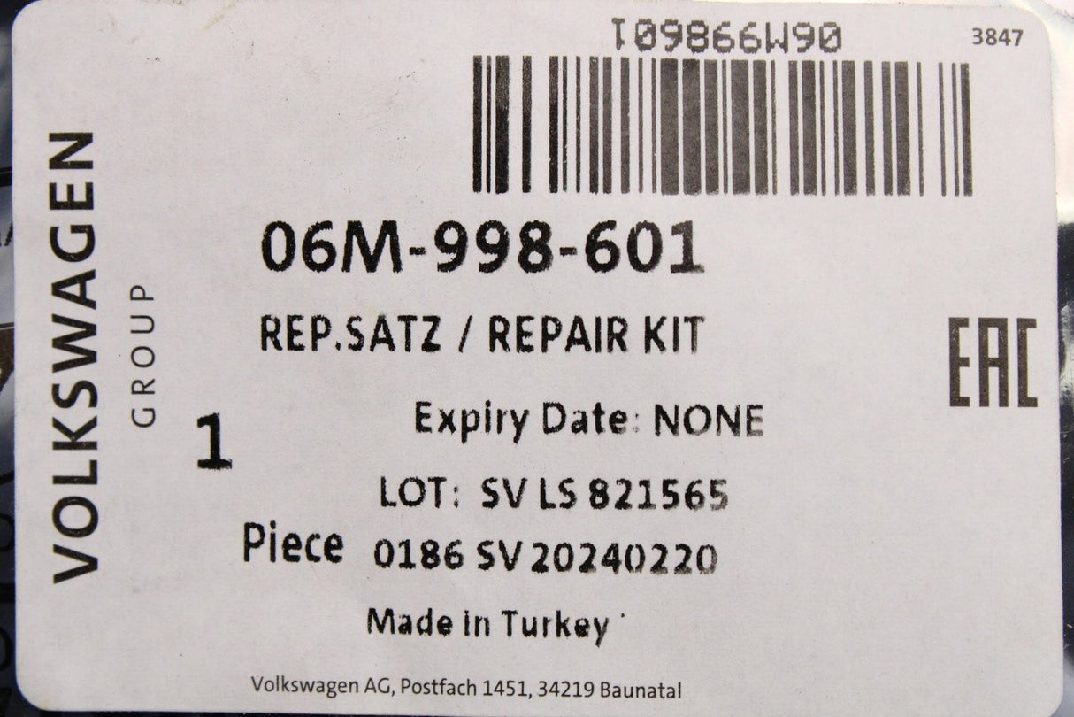 Audi A4 RS4 A5 RS5 A6 A7 A8 Q5 Q7 camshaft sensor repair kit 06M998601