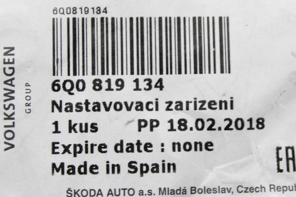 VW Polo Audi A1 Skoda SEAT heater control actuator element 6Q0819134
