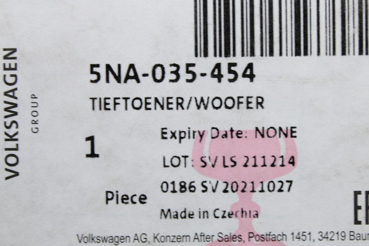 VW Tiguan SEAT Tarraco door bass speaker (front) 5NA035454