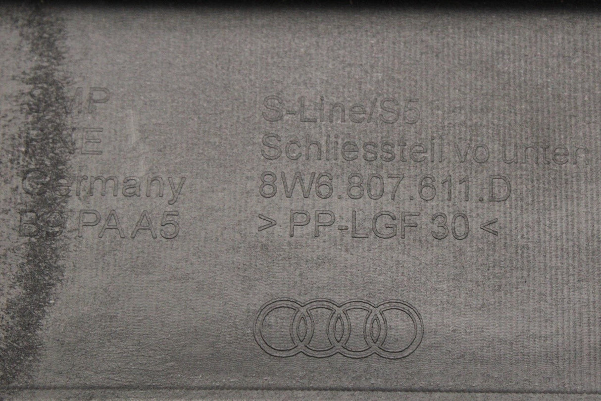 Audi A5 S-Line 2017-on front bumper lower spoiler splitter 8W6807611D