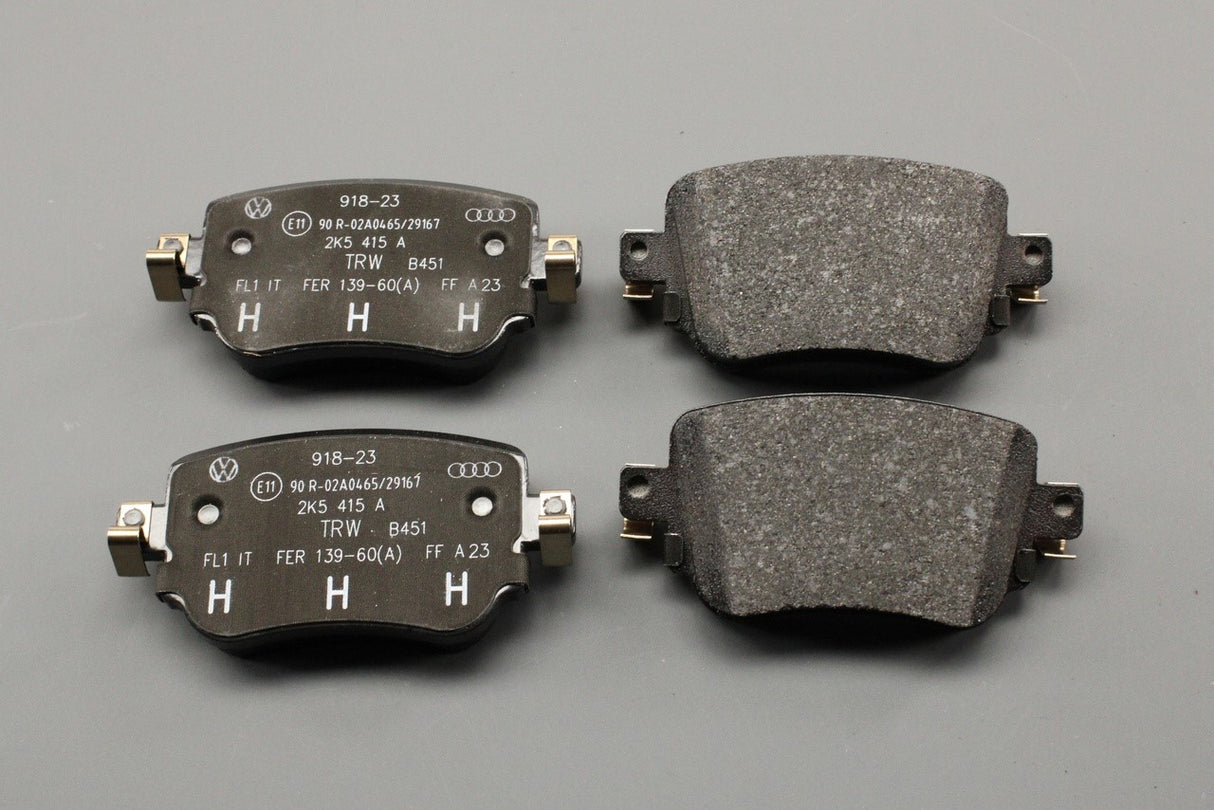 VW Caddy 2016-2020 rear brake pads 2K5698451C