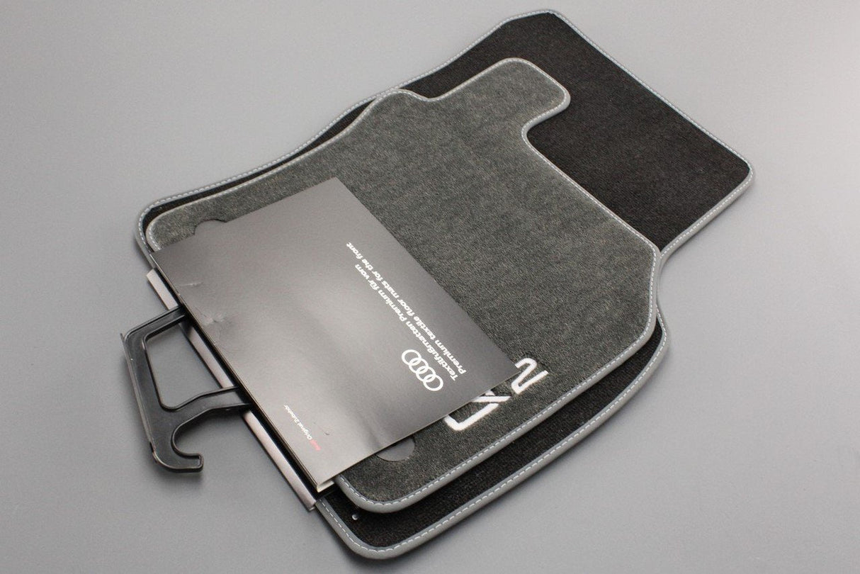 Audi Q2 2017-on premium textile floor mats (front) 81C061275 MNO