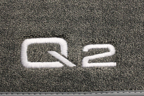 Audi Q2 2017-on premium textile floor mats (front) 81C061275 MNO