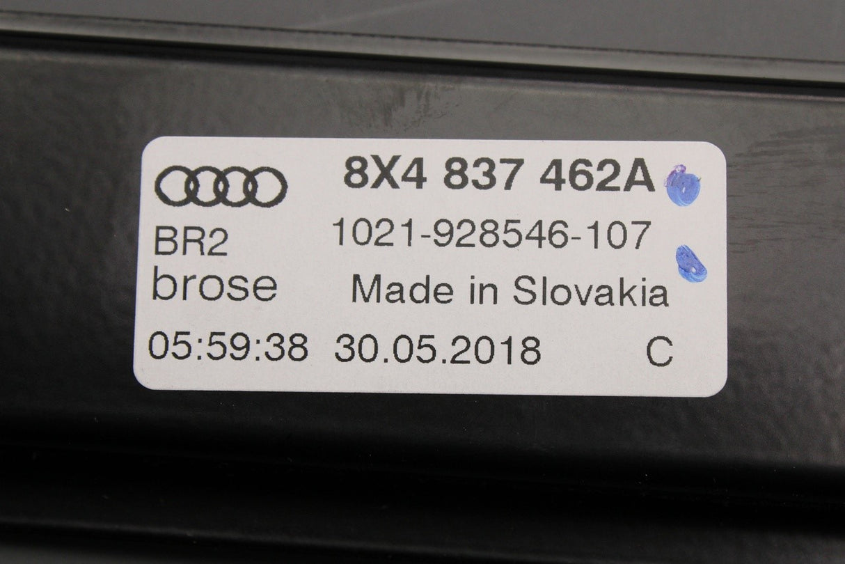 Audi A1 2011-2018 window regulator (front right) 8X4837462A