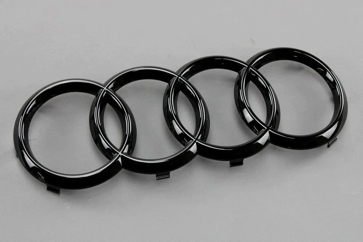 Audi Q5 2017-on front grille Audi rings badge (black) 80A853605C T94